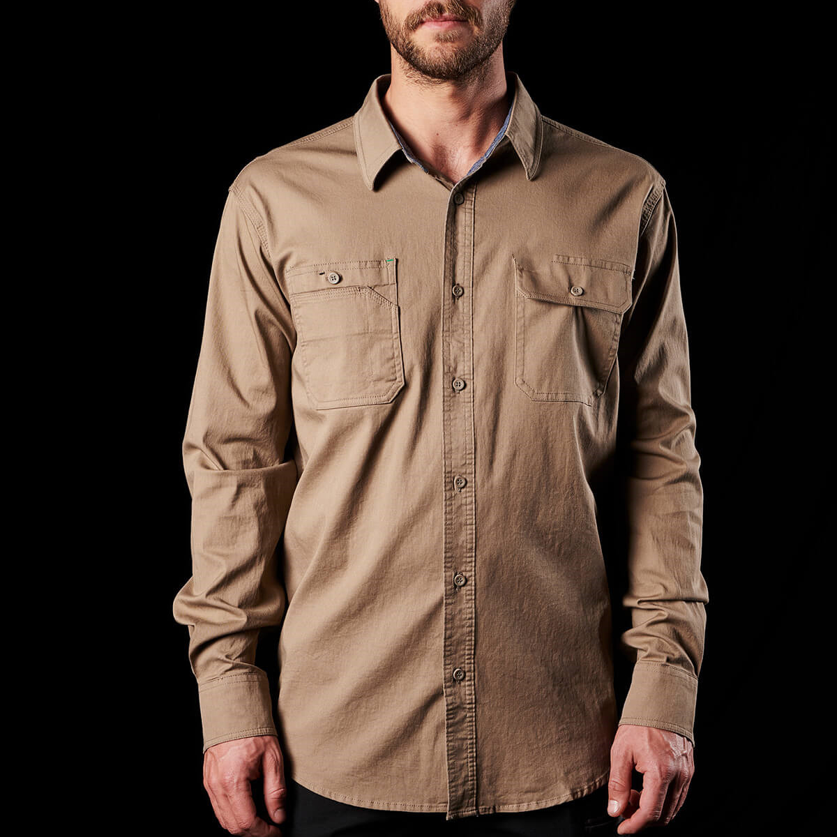 Hot Sale Customized Logo Polyester Cotton Long Sleeve Mens Workwear Mechanic Uniform Work Shirts