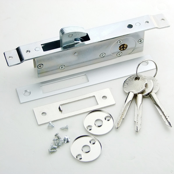 Cheap Price MICO Hook Bolt Lock Security Mortise Door Lock Brass Cylinder With Cross Keys Profile Door Lock for Frame Gate Door