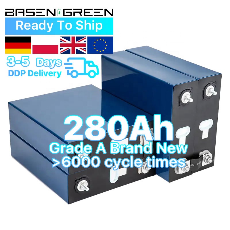 Basen Sheila 3.2V 230Ah 280Ah 320Ah Rechargeable Solar lifepo4 Lithium Battery cell Prismatic Lithium Ion Batteries For Boats