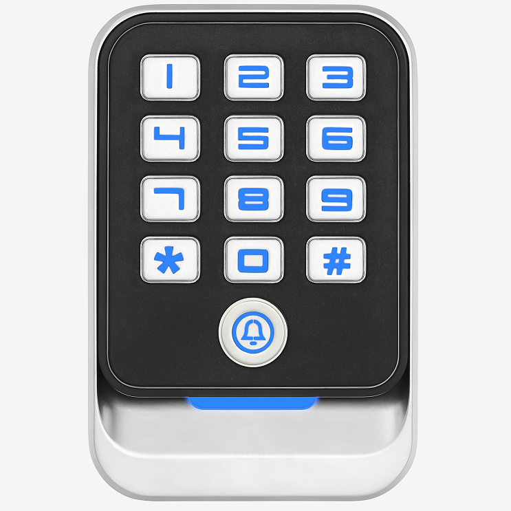 IP67 125KHZ WG34 / 34 /66 Card Reader Metal Keyboard of Access control system