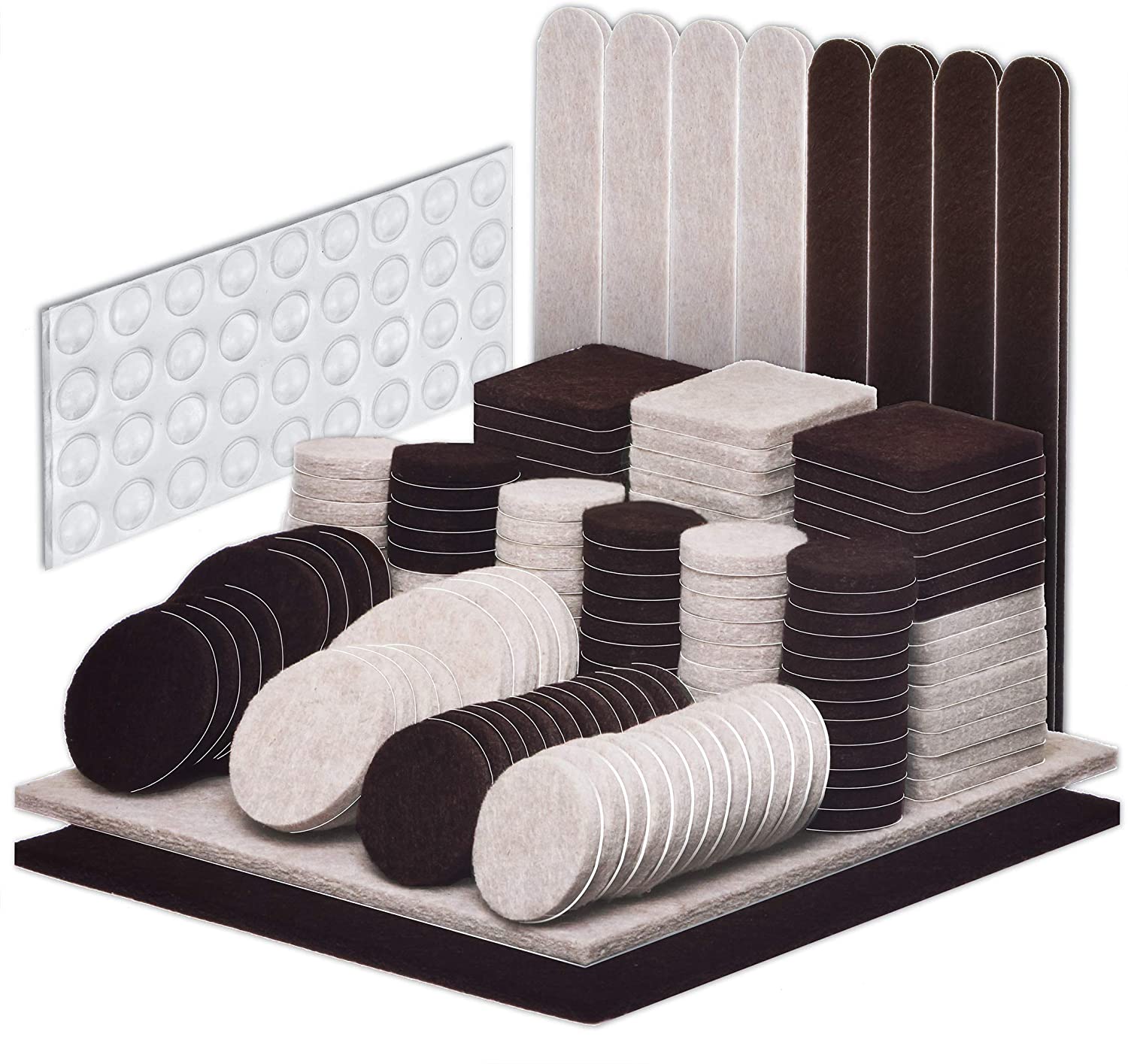 heavy duty rollingdog 125 custom round square 1in 2in self stick adhesive diffuser polish needle wool felt pads for furnitures