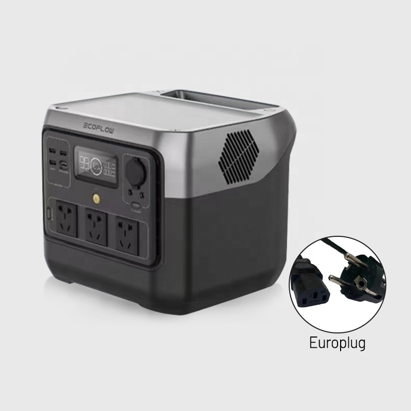 ECOFLOW-RIVER Портативная электростанция 2 Pro, быстрая зарядка, хранение энергии на открытом воздухе, батарея LiFePO4, 768 Втч, 800 Вт