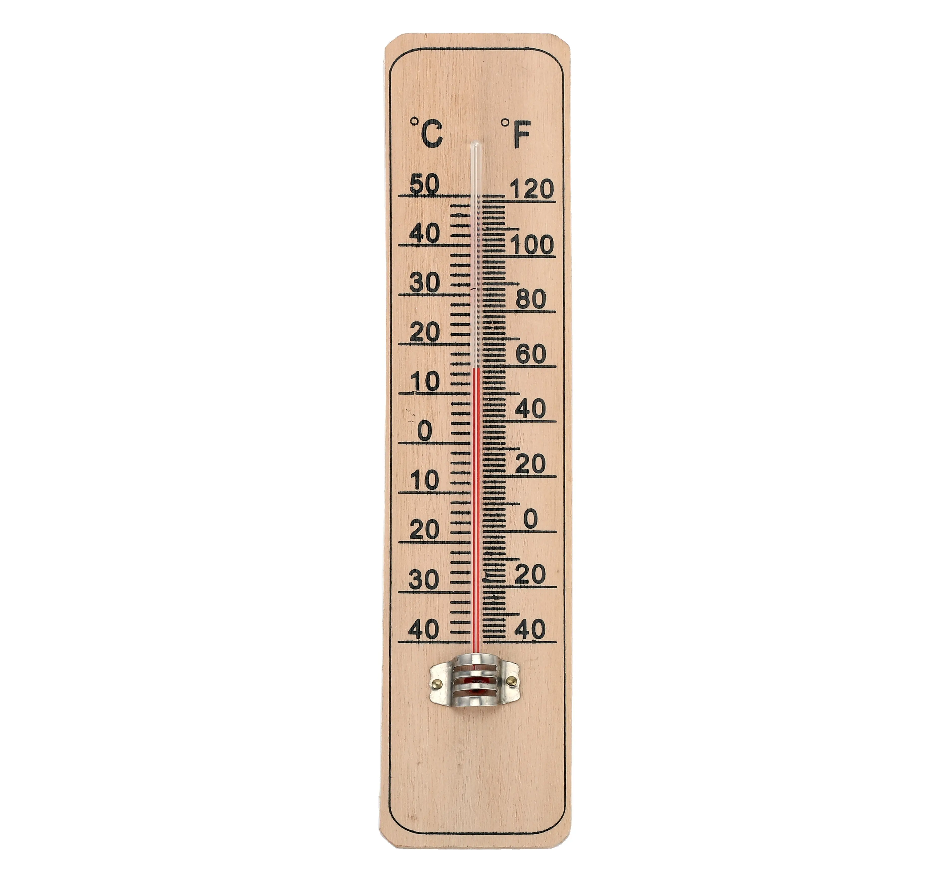 wholesale wooden mercury household indoor and outdoor thermometer