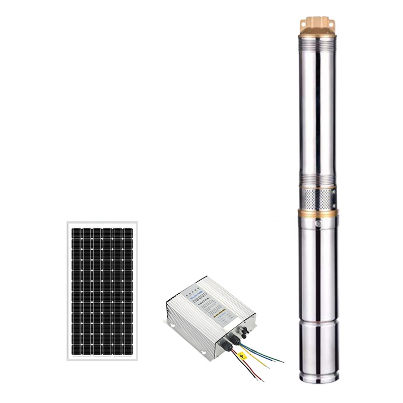 3MSC Solar submersible deep well 200 meters stark water 110v pumping machine 3000 rpm
