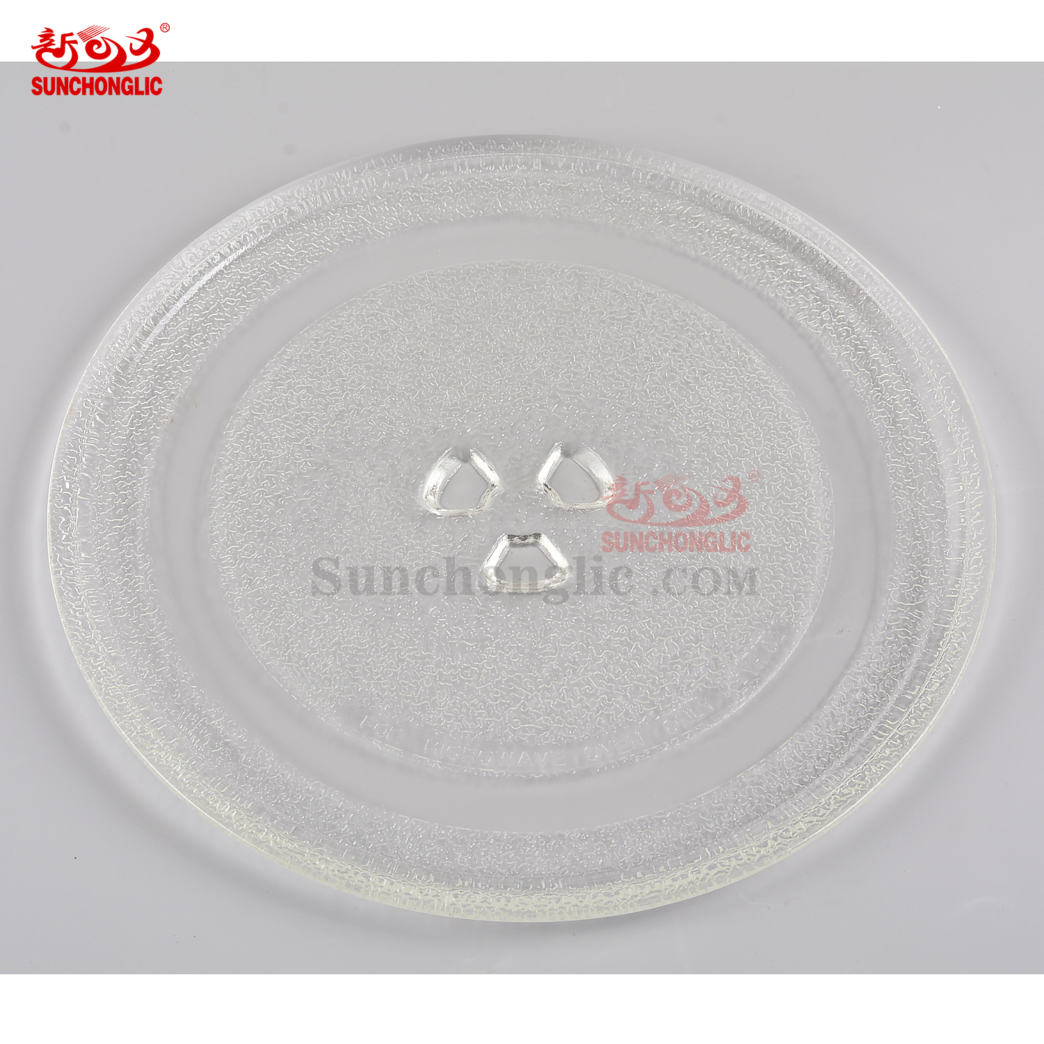 Стеклянная пластина Sunchonglic 24,5 см, стеклянная пластина, сменная пластина для микроволновой печи