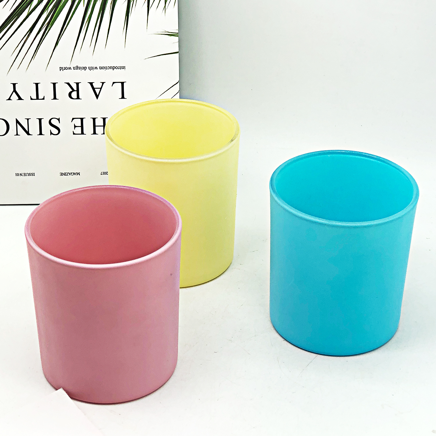 Wholesale Custom Made 250ml Round Candle Glass Jar Glass