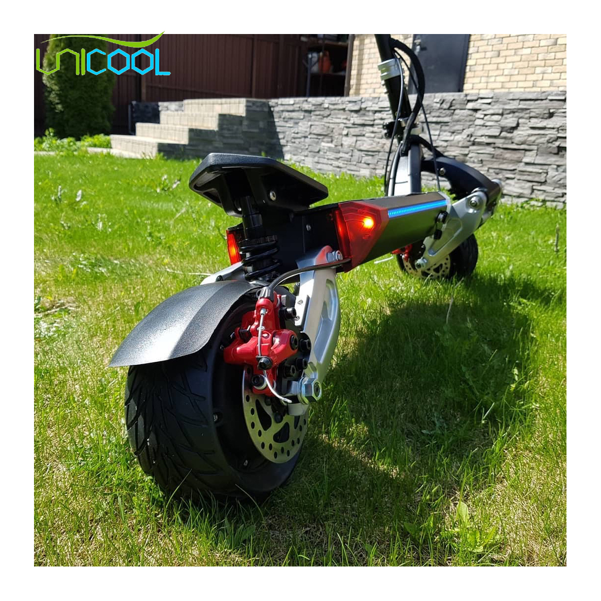 Unicool 2020 Новое поступление 8 дюймов 1600 Вт Складная для взрослых, Двухдвигательный, электронной скутер