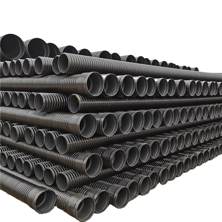 300mmHigh Quality Large Diameter Plastic Drainage Pipe Tube HDPE Corrugated Pipe For Drainage And Sewage