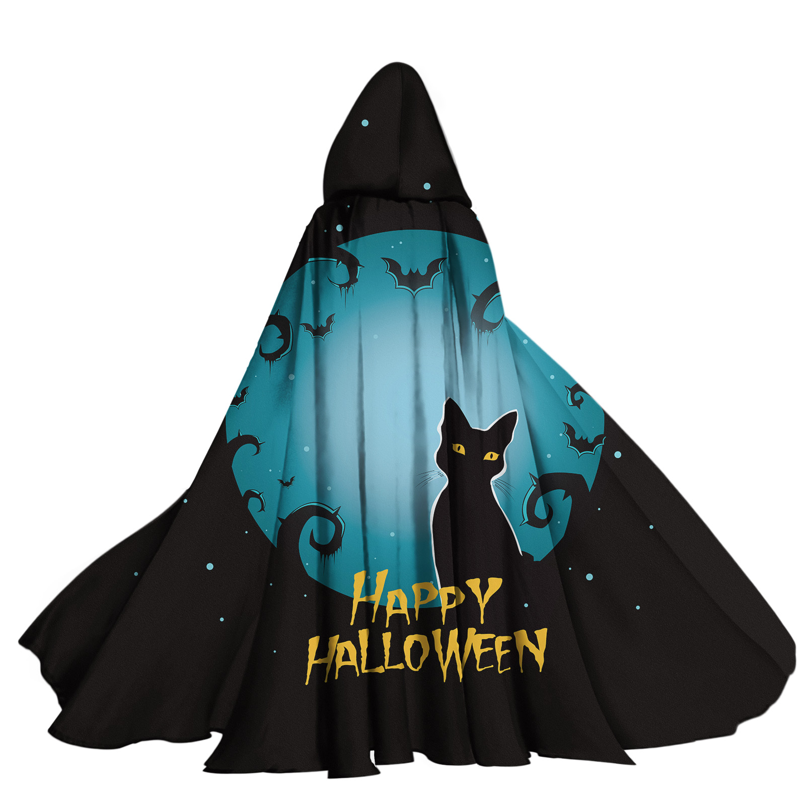 High Quality Cosplay Costume Women Custom Design Costume Halloween Skeleton Zombie Mummy Frankenstein Pattern Cloak Cor Women