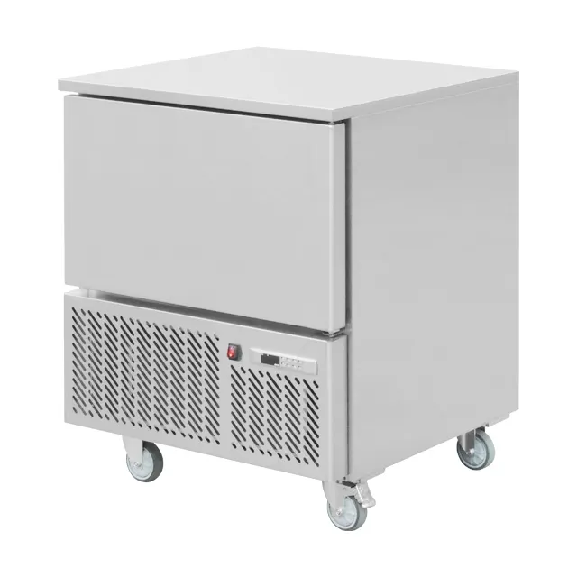 Hotel Kitchen Refrigeration Equipment -40C 5 Pans Blast Freezer Commercial Stainless Steel Quick Freezing Blast Chiller For Sale