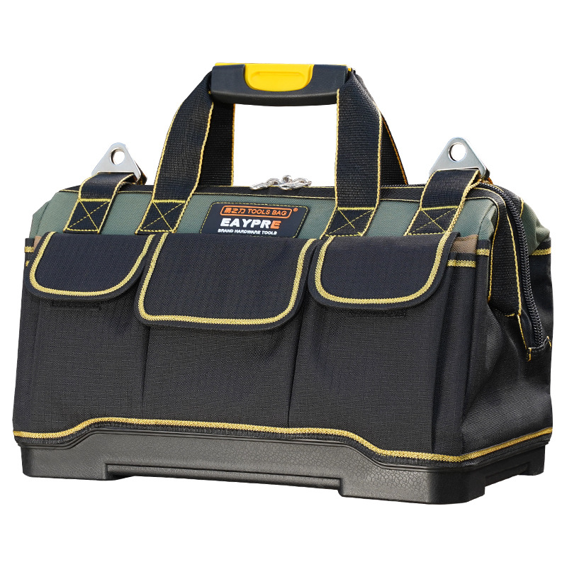 TL001 Leather Canvas Electric Veto Tool Bag Work Heavy Duty Electrician Small Tool Bags Pouch For Men