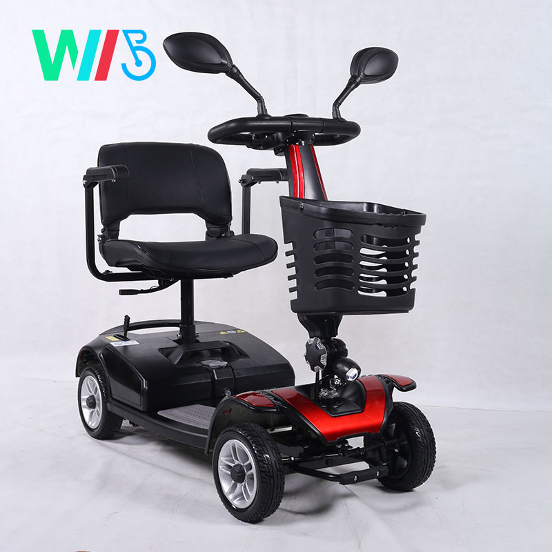 350W Motor LCD Display Screen 3 Speed Modes One Person Seat Mobility Electric Scooter