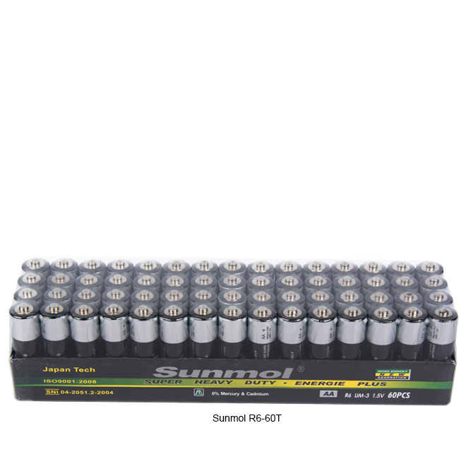 OEM китайская ведущая углеродная батарея R6p Factory AA