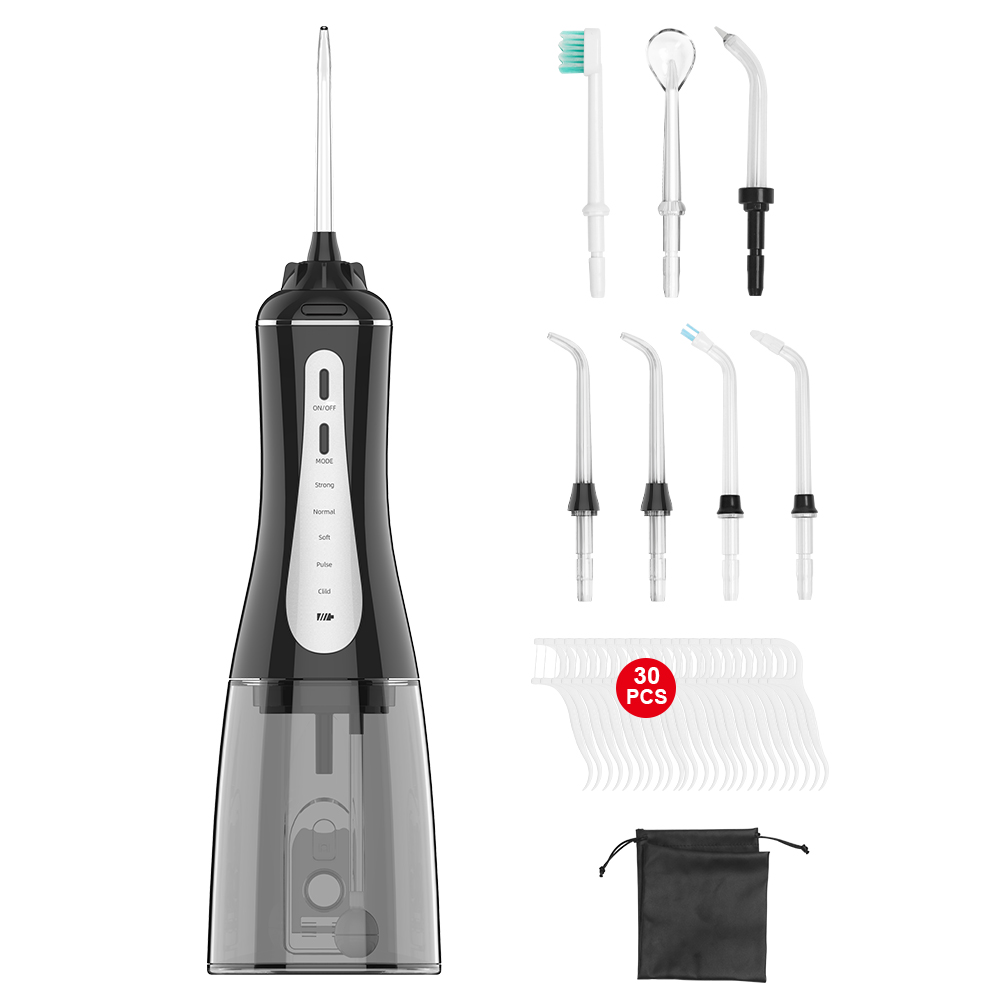 350ml high speed oral irrigator portable waterpick flosser 5 modes irrigadores dentales usb rechargeable water dental flosser