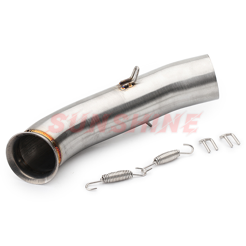 For KTM Duke 125 250 390 RC390 2017 2018 2019 2020 Exhaust Motorcycle Mid Pipe Motorcross Sip on Modified Connect Tube Pitbike