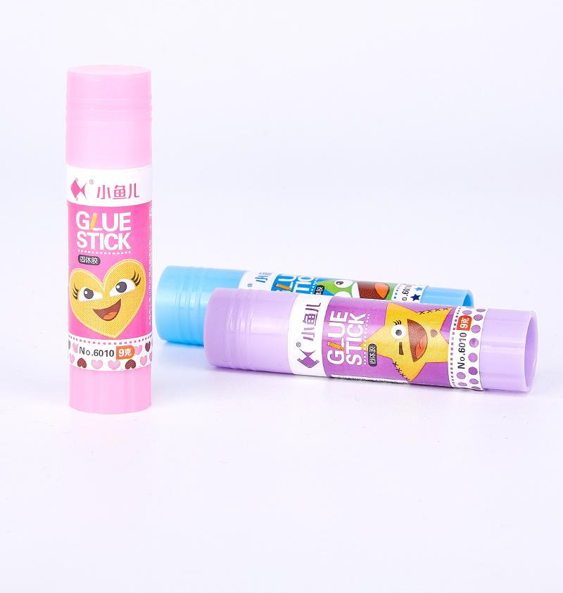 9g High Quality PVP Glue Stick School/Office Tools 9g White Glue Stick with cute top for students