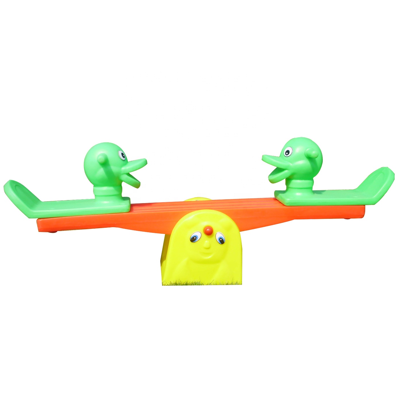 Outdoor Playground 360 Degree Rotating Sturdy Plastic Seat Seesaw For Kids