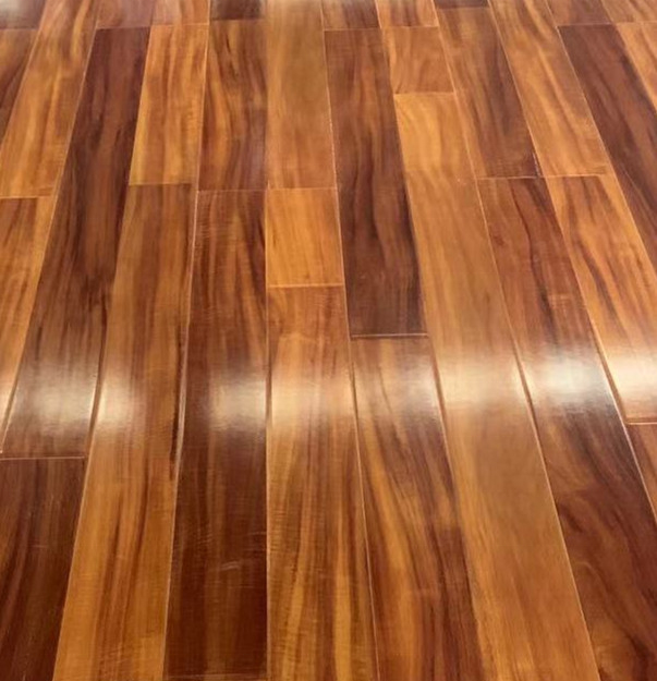 MDF HDF two strip patent unilin click laminate deck floor covering