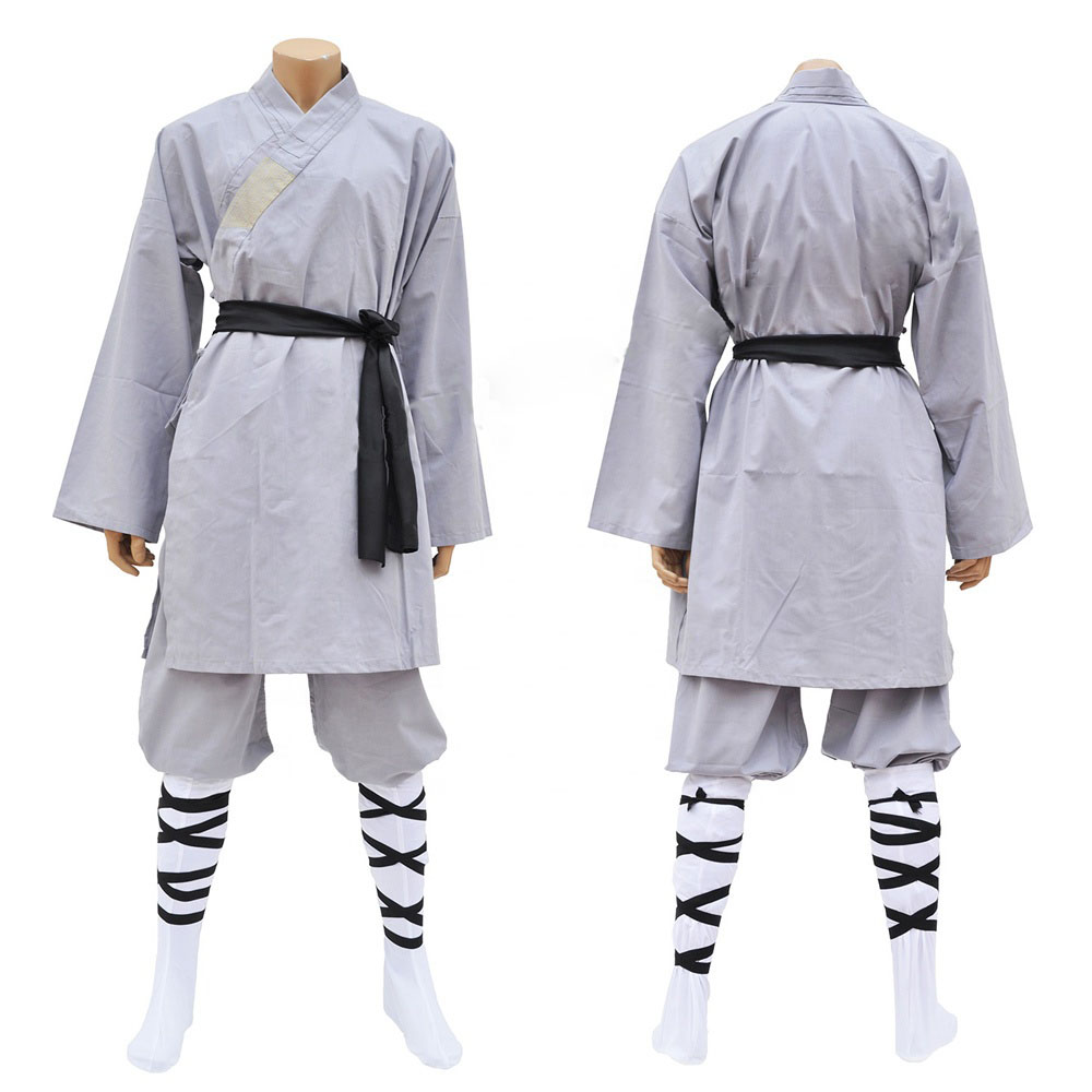 Factory price kungfu uniform Chinese traditional Shaolin martial arts clothing