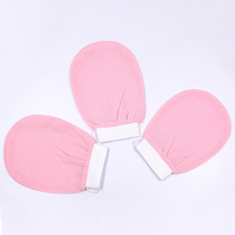 New Design 100% Viscose Exfoliating Bath Glove Moroccan Custom LOGO Turkish Exfoliating Mitt