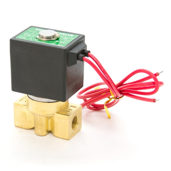 Газовый воздушный водяной клапан hoyan 1/8 1/4 дюйма 24 В 220 В AC DC, маленький электромагнитный клапан с проводным типом
