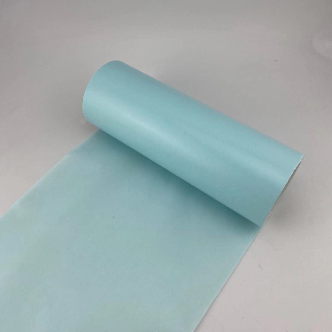 Поставщики 58/78/100/120gsm с силиконовым покрытием синий glassine бумага в рулонах для самоклеящихся стикеров