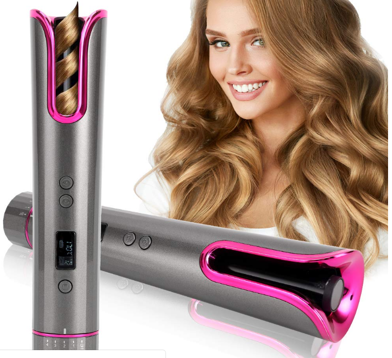 Wholesale Lcd Professional Ceramic New Magic Wireless Automatic Heatless Hair Curler Roller