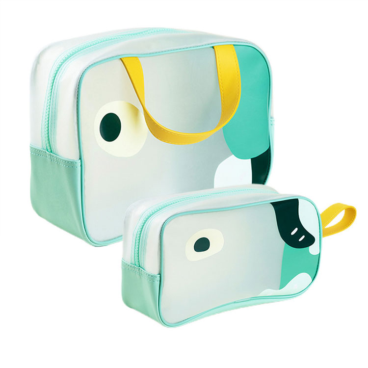 Wholesale Pu Popular Portable Atomization Clear Travel Cosmetic Bag