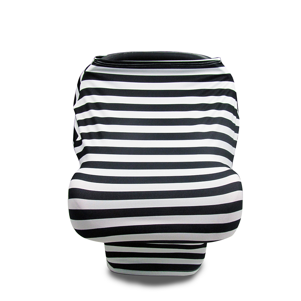 Sublimation Polyester Nursing Breastfeeding Cover Stroller Shopping Cart Cover Baby Car Seat Covers