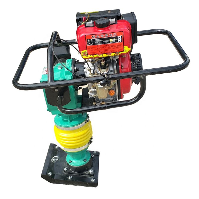 Factory Price HCD130D 3.8-9HP Diesel Power Tamping Rammer Compactor