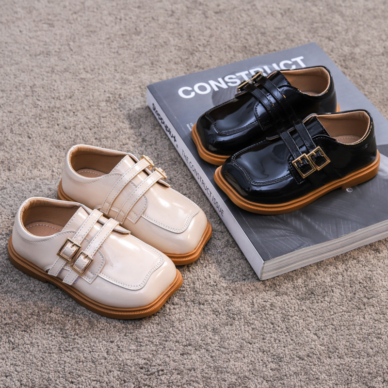 Spring Lightweight Soft Fashion Kids Toddler Flat Leather Baby Girl shoes