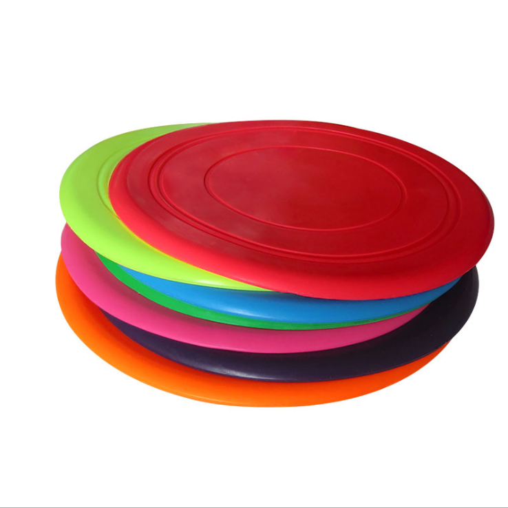 Silicone soft frisbeed pet bite resistant frisbeed for training dogs
