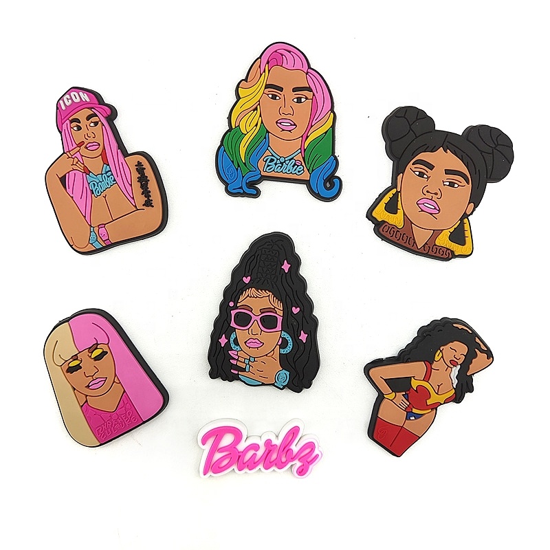 Новинка 2021, подвески для обуви Nicki Minaj, украшения для обуви, подвески для крокса