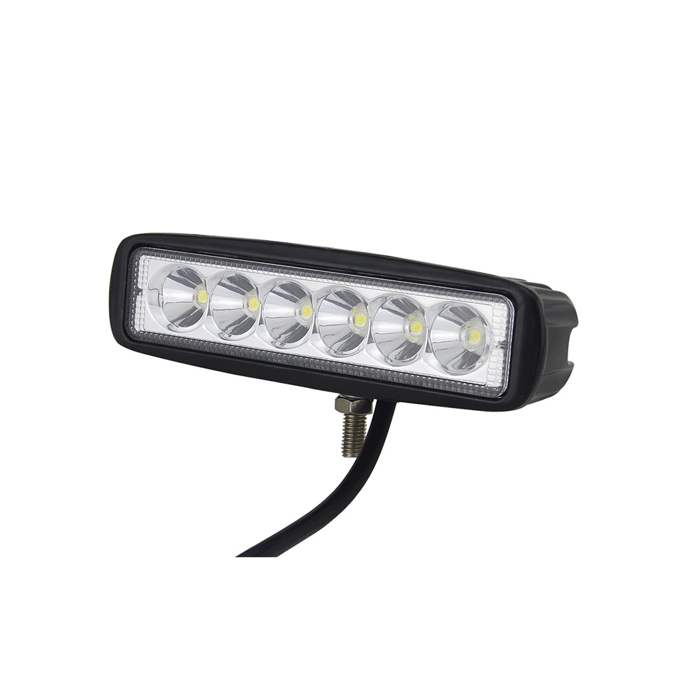 6" inch LED bar Spot black housing offroad 18W off road LES work light bar LED Work Lamp For truck fog light