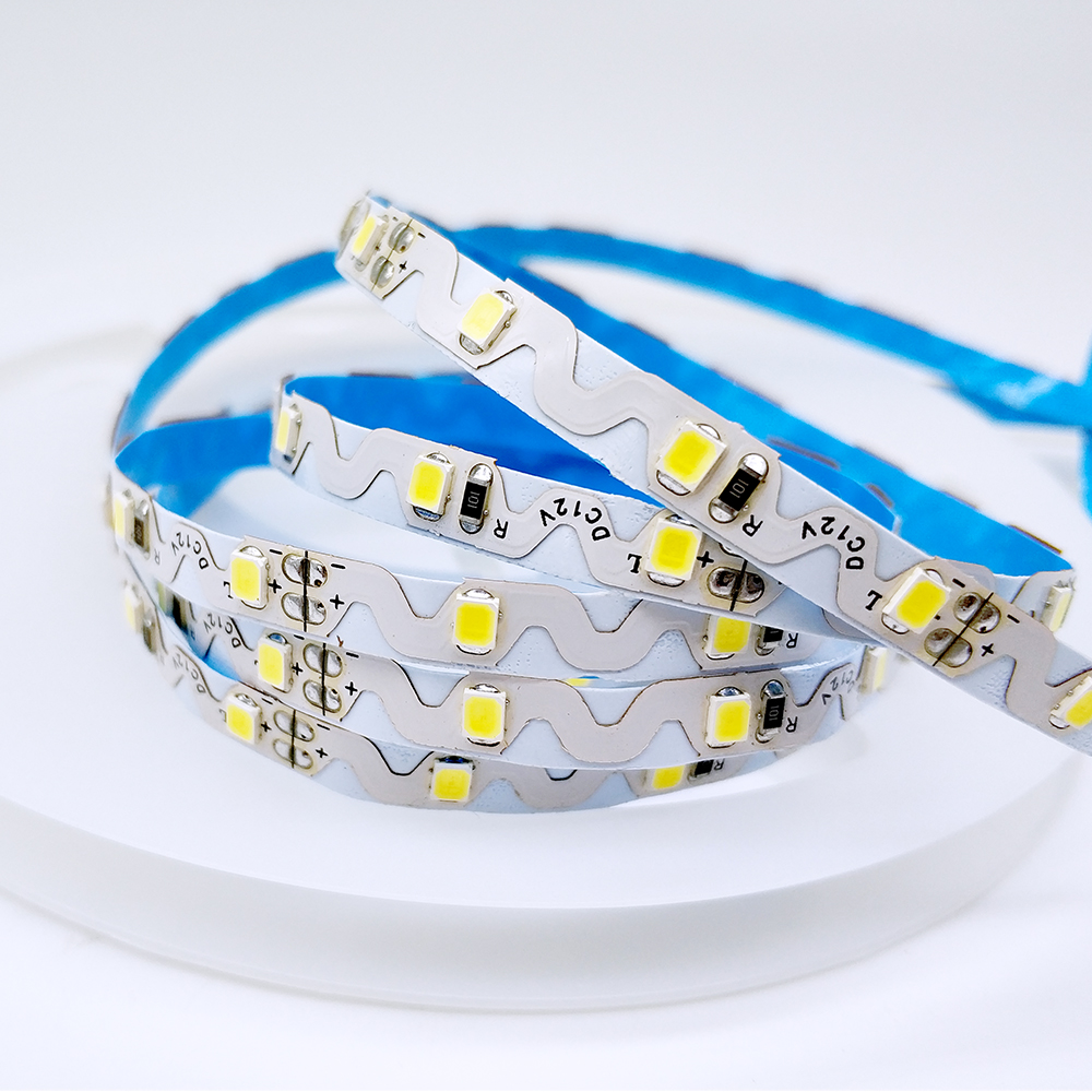 Гибкая S-образная зигзаг 2835 smd 2835 Светодиодная лента 6 мм 2835 Светодиодная лента