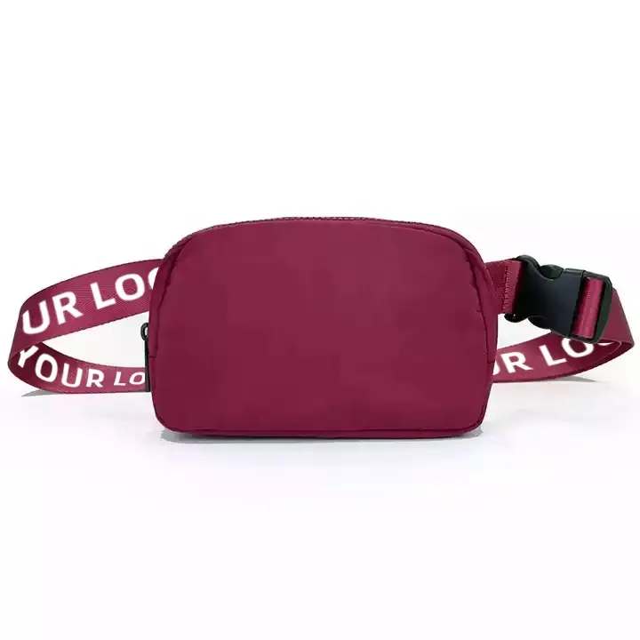 Trend Outdoor Waterproof Nylon Belt Bag Adjustable Portable Unisex Traveling Fanny Pack Custom Waist Bag