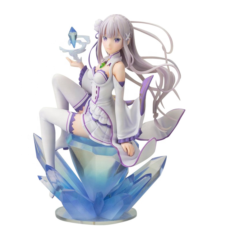 Аниме Re жизнь в другой мир от нуля Emilia рисунок Re Zero ПВХ фигуркы игрушки