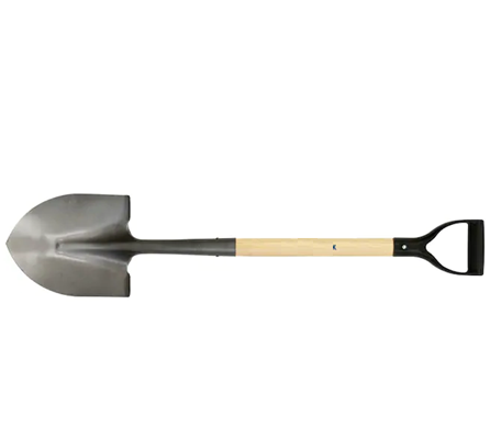 Agricultural Farming Tools Square Steel Shovel with Steel Handle