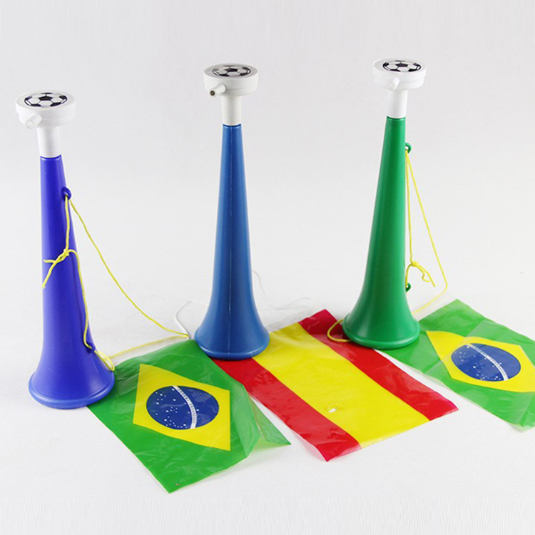 China Promotional Plastic Fan Horns Noise Maker Plastic Vuvuzela