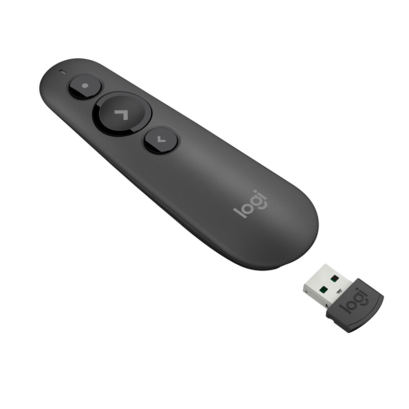 Logitech R500 Лазерная презентационная на дистанционном управлении с широкой совместимости 20 метров Рабочий диапазон для деловых встреч PPT