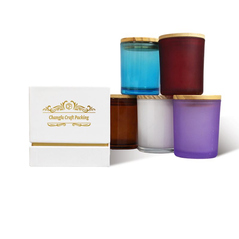 Custom Logo White Candle Box Packaging Luxury Rigid Candle Boxes and Jars with Lid for Premium Gift Packaging