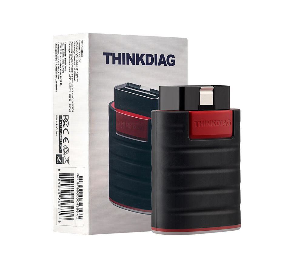 Launch ThinkDiag All System Obd2 Obd Code Scanner work with Smart Phone 15 Reset Service ECU Coding