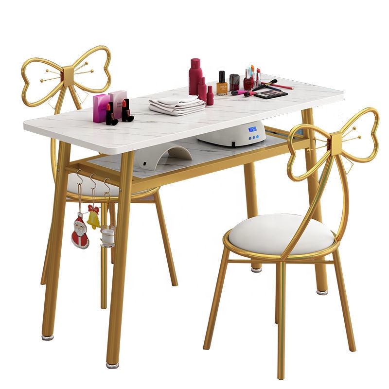 2021 New Cheap Table And Chair Set Tech Nails Salon Manicure Desk Stool Used Lamps Station Dust Collector Bar Nail Tables