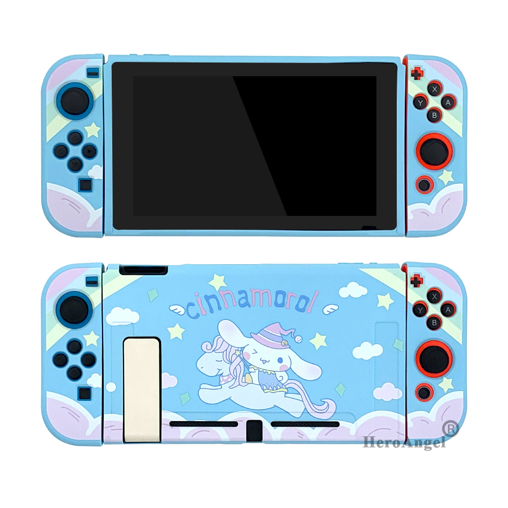 Мягкий защитный чехол из ТПУ для игровой консоли Nintendo Switch, милый мультяшный чехол для контроллера Nintendo Switch, Прямая поставка