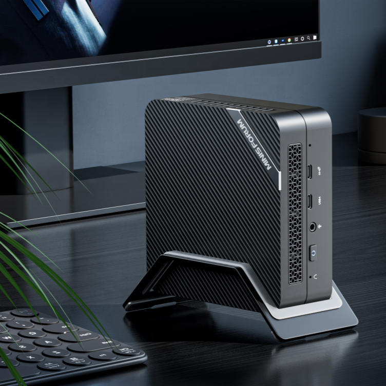 Портативный Настольный компьютер MINISFORUM UM690 AMD Ryzen 9 6900HX Octa Cores 512 ГБ SSD DDR5 Barebone Windows 11 Pro, игровой мини-ПК