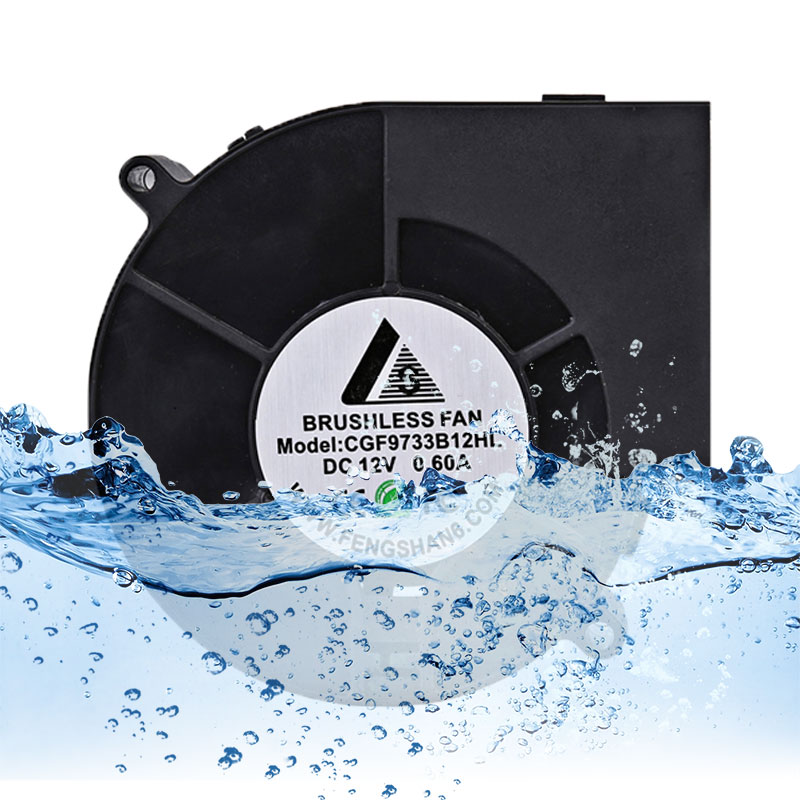 High Speed Bbq 9733 Dc 12v 2 Inch Ac Industrial Suction Axial Duct Air Blower Fan Centrifugal 97mm Impeller 220v