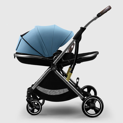 2021 New Baby Stroller 3 In 1 Portable Pram Lightweight High Landscape Aluminum Frame Baby Carriage