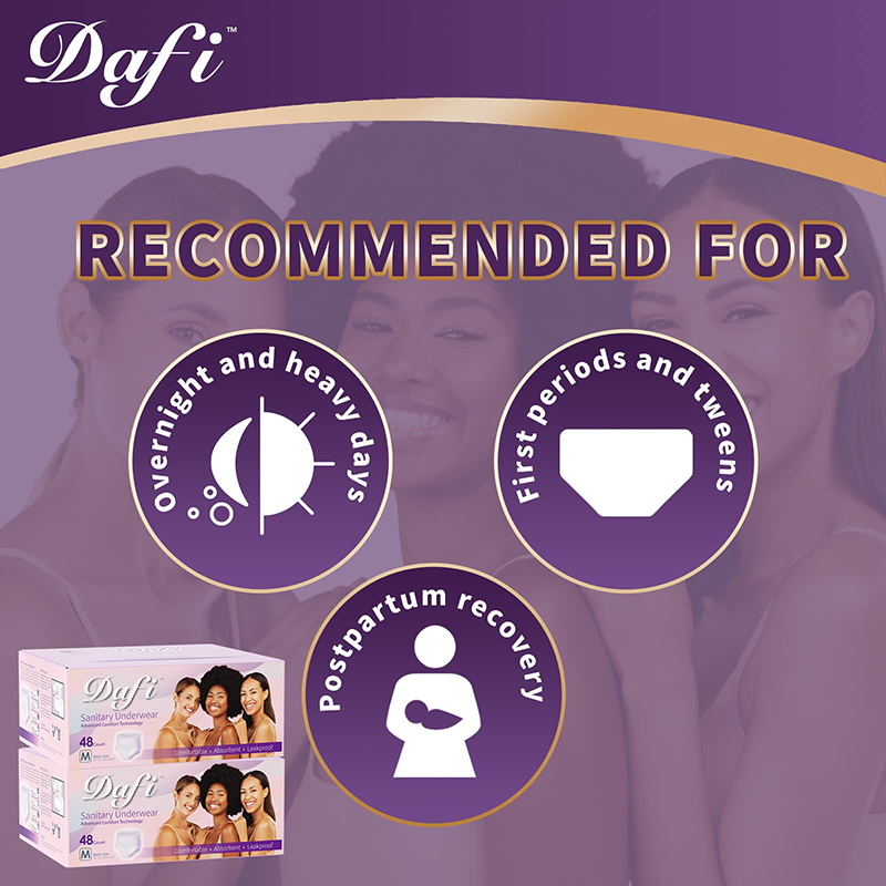 Disposable Overnight Women Incontinence Protective Pants Postpartum Leak Proof Menstrual Underwear Period Panties