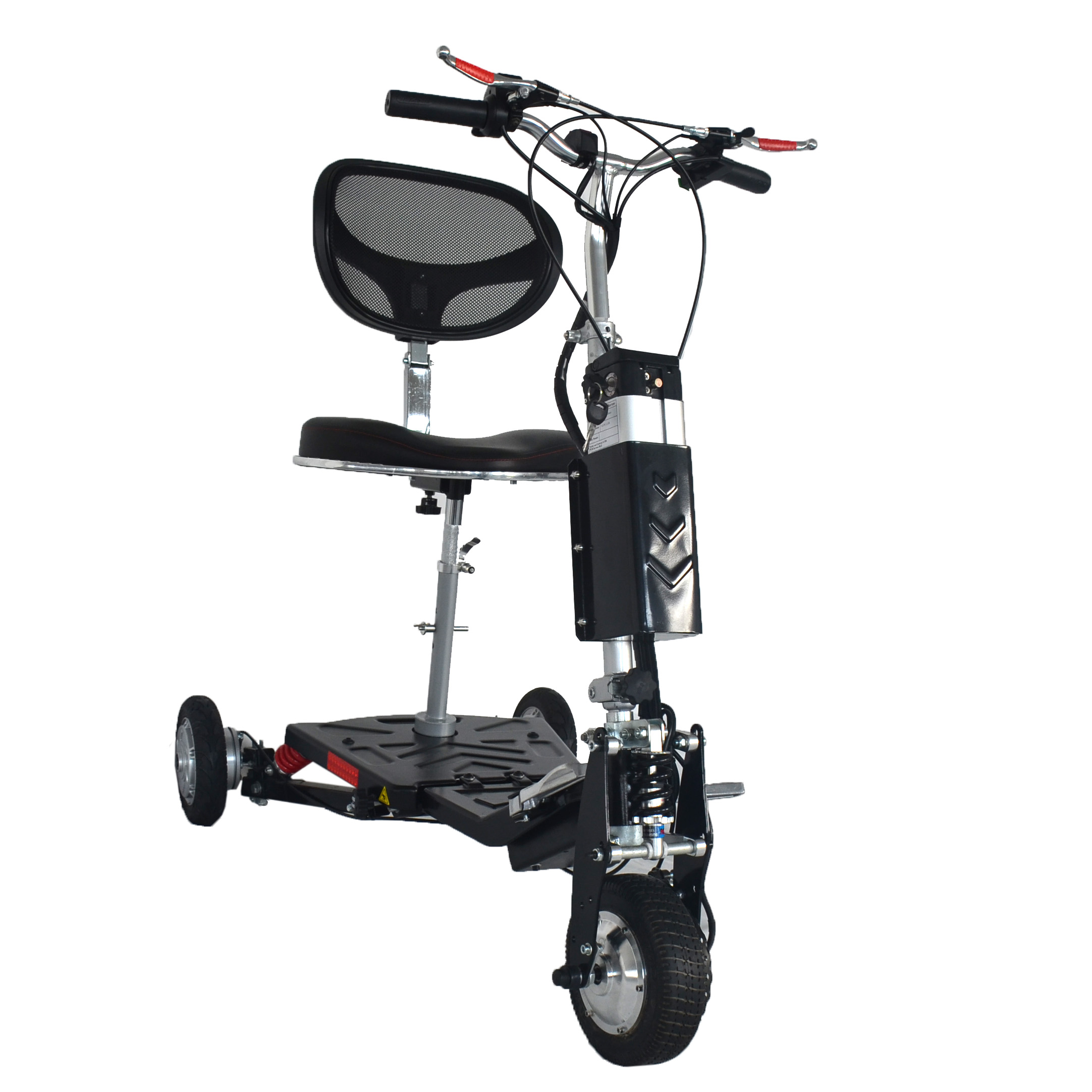 Three Wheel Folding Disabled Scooter and Elderly Electric Mobility Travel Scooter with CE standard