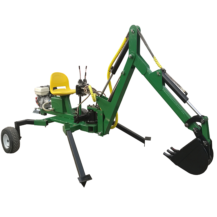 Manufacture Forestry Machinery Mini Construction Loader Towable Mini Backhoe Excavator Mini Taiga